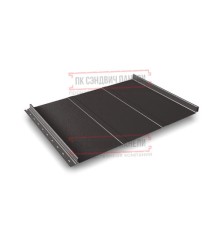 Кликфальц Line 0,5 Velur RR32 темно-коричневый с пленкой на замках