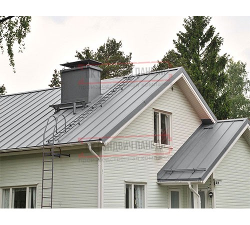 Кликфальц 0,45 Drap RAL7004 сигнальный серый