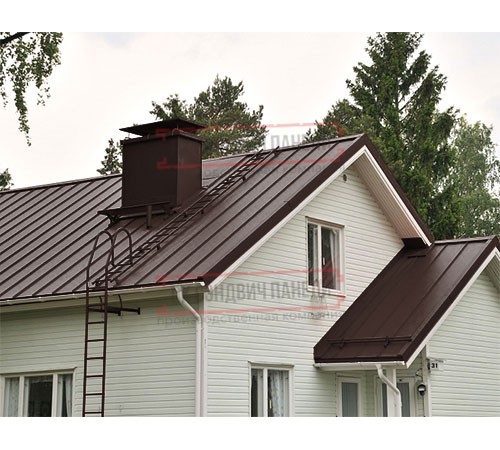 Кликфальц 0,45 Drap ST RAL8017 шоколад