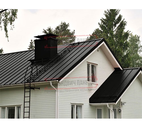 Кликфальц 0,5 PurPro Matt 275 RAL9005 черный с пленкой на замках