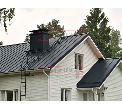 Кликфальц GL 0,5 Rooftop Matte RAL7016 антрацитово-серый с пленкой