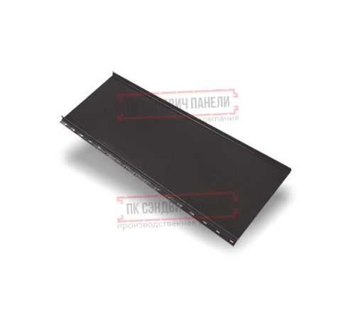 Кликфальц mini 0,45 Drap ST RR32 темно-коричневый с пленкой на замках