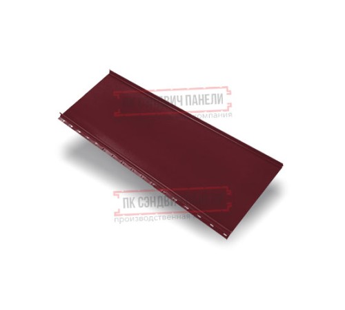 Кликфальц mini 0,45 Drap RAL3005 красное вино с пленкой на замках