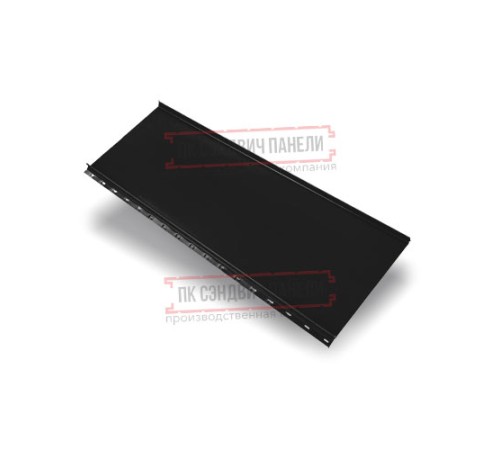 Кликфальц mini 0,5 Quarzit lite RAL9005 черный с пленкой на замках