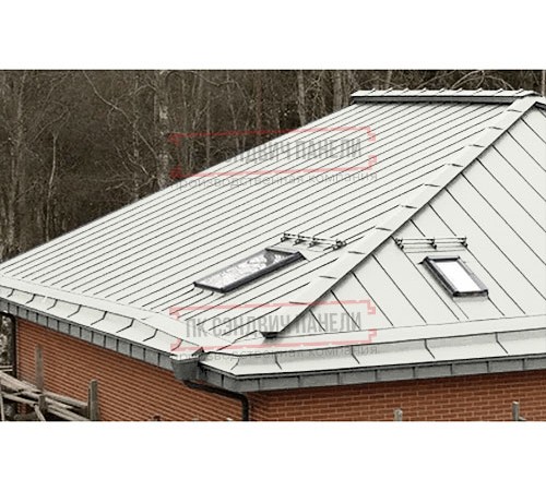 Кликфальц Pro 0,45 Drap RAL9003 сигнальный белый с пленкой на замках