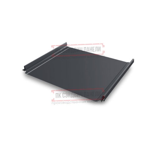 Кликфальц Pro 0,5 PurLite Мatt RAL7024 мокрый асфальт