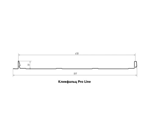 Кликфальц Pro Line 0,5 Стальной бархат RAL8017 шоколад с пленкой на замках