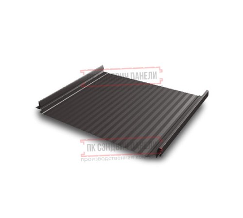 Кликфальц Pro Gofr 0,5 PurLite Matt RR32 темно-коричневый