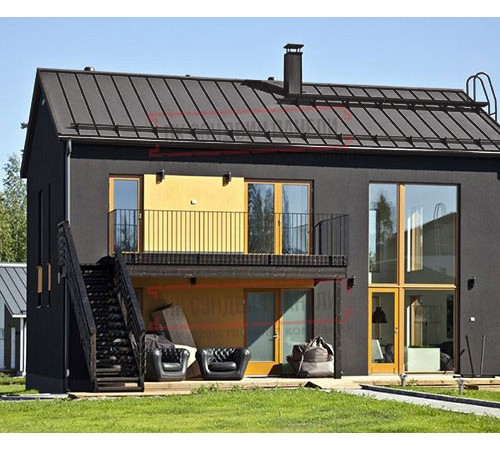 Кликфальц Pro Gofr 0,5 PurLite Matt RR32 темно-коричневый