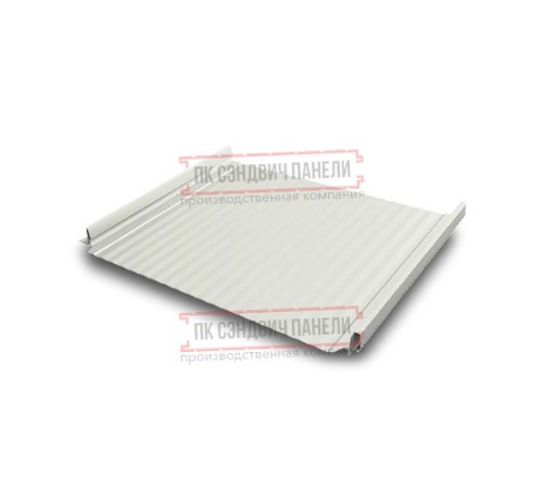 Кликфальц Pro Gofr 0,45 Drap RAL9003 сигнальный белый с пленкой на замках