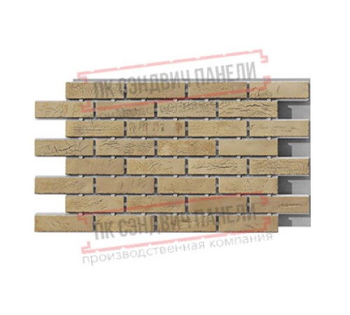 Термопанель White Hills Терамо Брик II Т362-10, толщина панели 60 мм