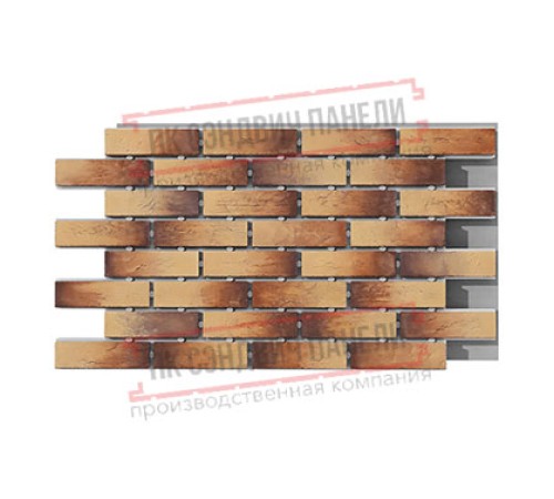 Термопанель White Hills Терамо Брик II Т364-40, толщина панели 60 мм