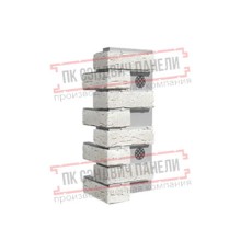 Угловой элемент для термопанели White Hills Сити Брик Т375-05, толщина панели 60 мм