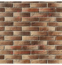 Рядовая плитка линия "Светлые холмы" Дерри Брик 388-40 с расшивкой 1 см.