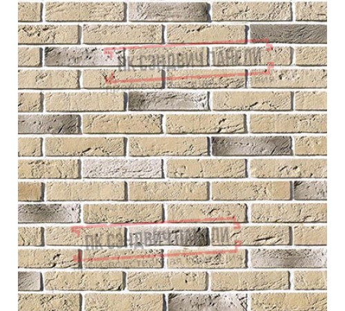 Угловой элемент линия "Светлые холмы" Дерри Брик 385-15 с расшивкой 1 см.