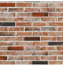 Рядовая плитка линия "Светлые холмы" Дерри Брик 386-50 с расшивкой 1 см.