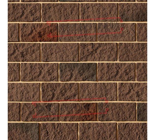 Рядовая плитка линия "Светлые холмы" Торре Бьянка 447-40 c расшивкой 1,2 см