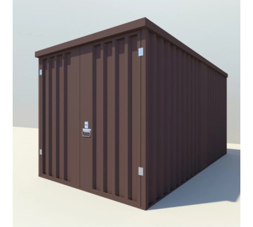 Контейнер «ММ» 4,14х2,1 м, толщина стали: 0,45, RAL 8017