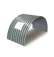 Продольно гнутый профнастил для укрытий конвейеров С21ПГ-1051, 1,0, оцинкованный