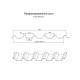 Продольно гнутый профнастил для укрытий конвейеров С44ПГ-1047, 0,6, в полимерном покрытии