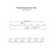 Продольно гнутый профнастил для укрытий конвейеров МП35ПГ-1076, 0,5, оцинкованный