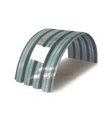 Продольно гнутый профнастил для укрытий конвейеров Н60ПГ-902, 0,8, нержавеющий