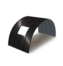 Продольно гнутый профнастил для укрытий конвейеров НС18ПГ-1170, 1,0, в полимерном покрытии