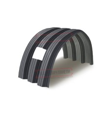 Продольно гнутый профнастил для укрытий конвейеров Н112ПГ-807, 0,9, в полимерном покрытии