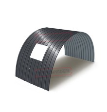 Продольно гнутый профнастил для укрытий конвейеров С18ПГ-1023, 0,9, в полимерном покрытии