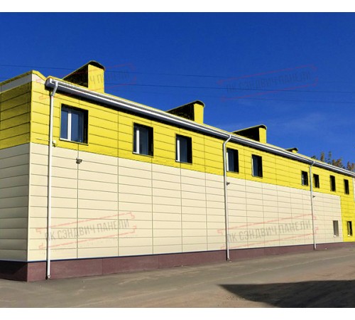 Линеарная панель-открытый гладкий-24хС/20, RAL 1018 Желтый