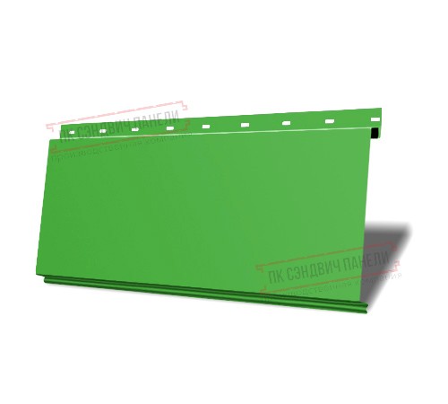 Линеарная панель-открытый гладкий-24хС/20, RAL 6018 Ярко-зеленый