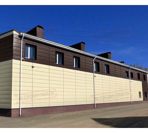 Линеарная панель-торцами гладкий-24хС/20, RAL 8017 Коричневый шоколад