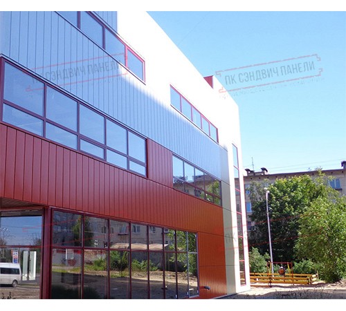 Линеарная панель-торцами гладкий-24хС/20, RAL 9002 Серо-белый