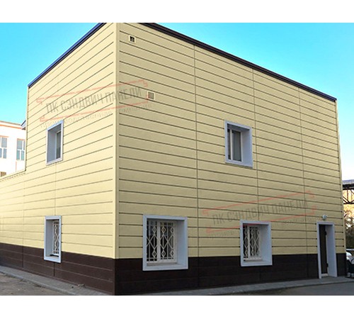 Линеарная панель-открытый волна-24хС/20 профилированная RAL 1014 Бежевый