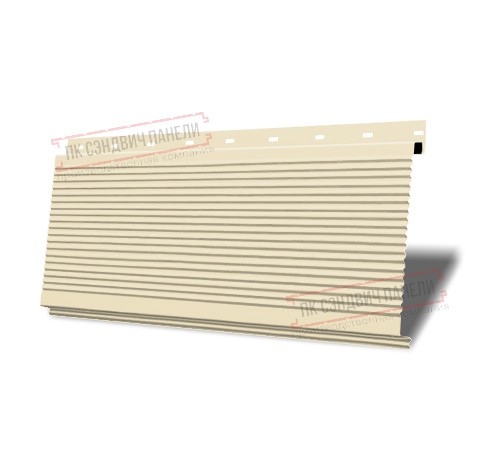 Линеарная панель-открытый волна-24хС/20 профилированная RAL 1015 Слоновая кость