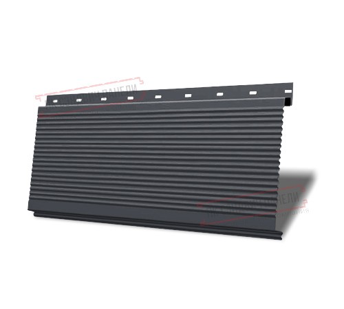 Линеарная панель-открытый волна-24хС/20 профилированная RAL 7024 Серый графит