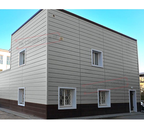 Линеарная панель-открытый волна-24хС/20 профилированная RAL 9006 Серый металлик