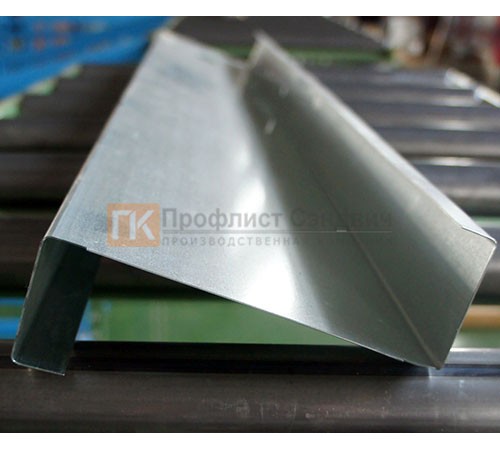 Z-образный профиль 250x70x3000-1,0 мм, оцинкованный