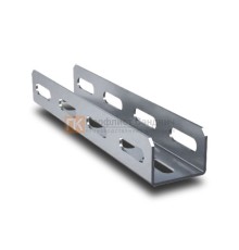 U-образный профиль перфорированный К347 32x20x2000-2,5 мм, оцинкованный