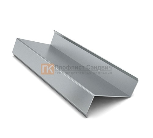 Z-образный профиль 200x50x3000-1,0 мм, оцинкованный