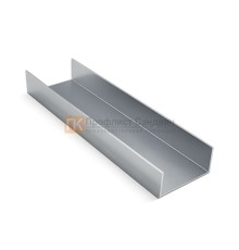 U-образный профиль 70x55x3000-0,7 мм, оцинкованный