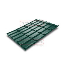 Металлочерепица Экоррей RAL6005 Полиэстер-0.4