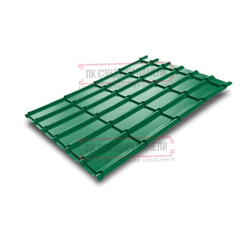 Металлочерепица Экоррей RAL6029 Полиэстер-0.4