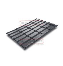 Металлочерепица Экоррей RAL7024 Полиэстер-0.4