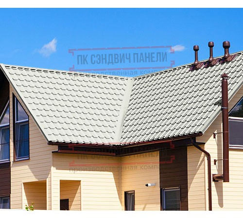 Металлочерепица Экоррей RAL9003 Полиэстер-0.3