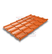 Металлочерепица Камея RAL2004 Полиэстер-0.45