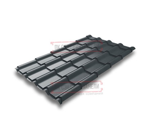 Металлочерепица Камея RAL7016 Satin-0.5