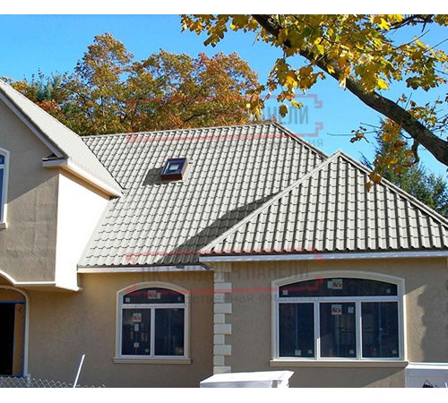 Металлочерепица Камея RAL9003 Drap-0.45