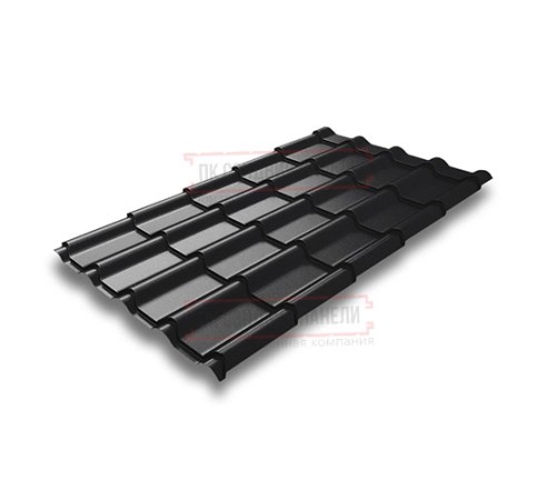 Металлочерепица Камея RAL9005 Rooftop Matte-0.5