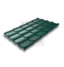 Металлочерепица Камея RAL6005 Satin-0.5